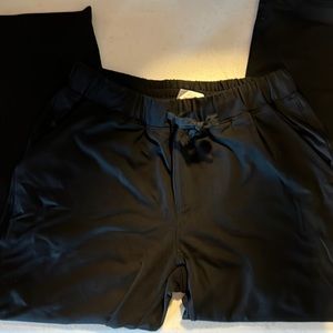 Yogipace on the fly pants casual joggers in black Size S